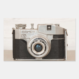 Vintage Comet camera Rectangular Sticker