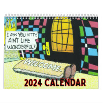 Vintage Comic Art 2024 Calendar