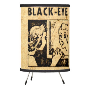 Vintage Comic Book Black Eye Gag Classified Lamp