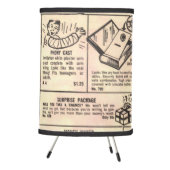 Vintage Comic Book Classified Ad Tripod Lamp (Right)