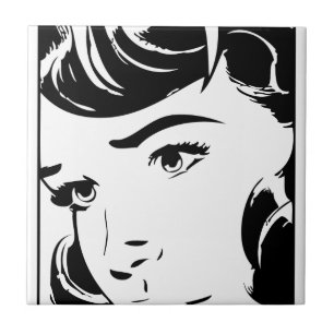 Vintage Comic Ceramic Tile