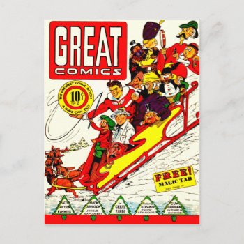 Vintage Comic Characters Postcard by TimeArchive at Zazzle