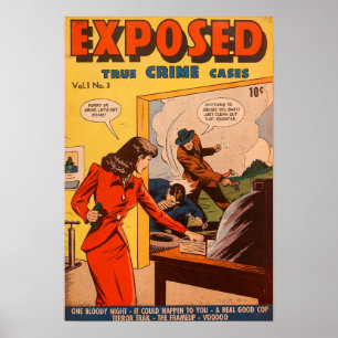 Vintage Comic Cover Poster