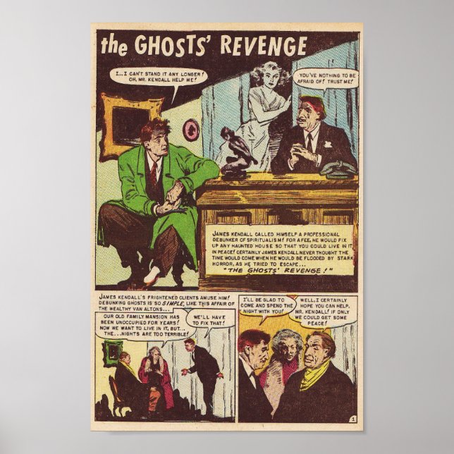 Vintage Comic Poster (Front)
