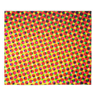 vintage comics colorful halftone backgroundabstrac duvet cover