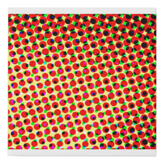 vintage comics colorful halftone backgroundabstrac faux canvas print