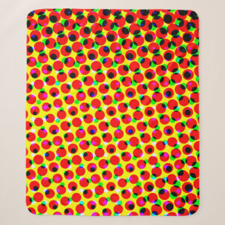 vintage comics colorful halftone backgroundabstrac sherpa blanket