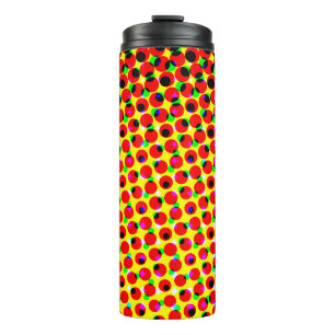 vintage comics colorful halftone backgroundabstrac thermal tumbler