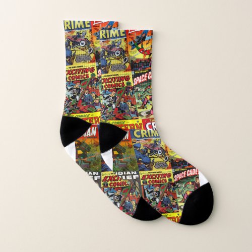 Vintage Comics Socks