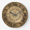 Vintage Compass Art Clock