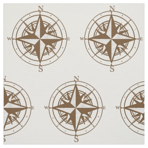 Vintage Compass Fabric