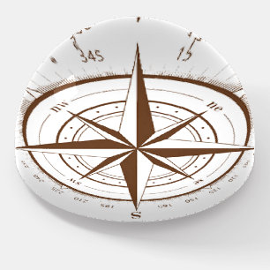 Vintage compass paperweight