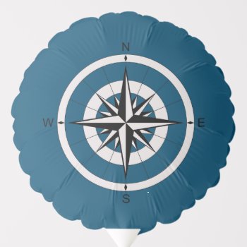 Vintage Compass Rose  Balloon by colorfulworld at Zazzle