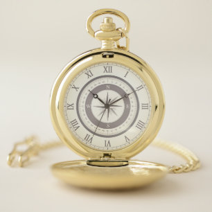 Vintage Compass (static compass graphic) Pocket Watch