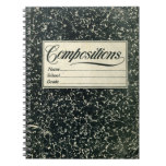 Vintage Compositions Notebook at Zazzle