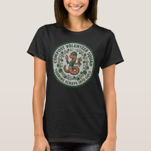 Vintage Compost Volunteer Squad Heroic Worm T-Shirt
