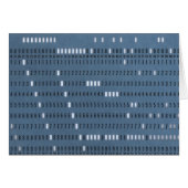 Vintage Computer Punched Card (Front Horizontal)