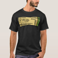 Vintage concert ticket Sticker