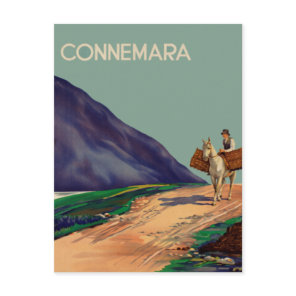 Vintage Connemara Ireland Travel Postcard