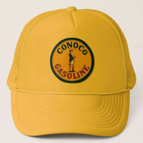 Vintage Conoco Gas Sign Trucker Hat