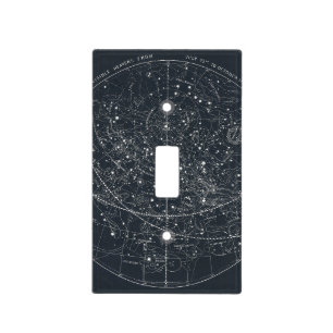 Vintage Constellation Map Light Switch Cover