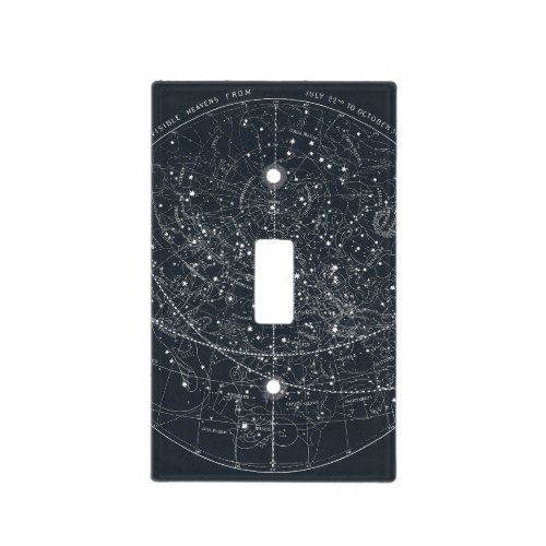 Vintage Constellation Map Light Switch Cover
