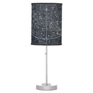 Vintage Constellation Map Table Lamp