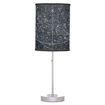 Vintage Constellation Map Table Lamp