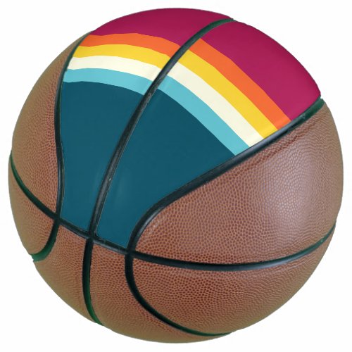 Vintage Contrast Basketball