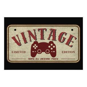 Vintage Controller Limited Edition Original Parts Photo Print