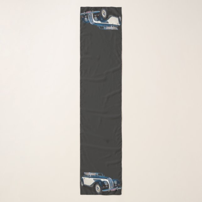 Vintage Convertible Automobile Scarf (Front)