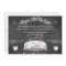 Vintage Convertible Chalkboard Post Wedding Invite
