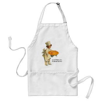 Vintage Cook With Pie Apron by Vintage_Gifts at Zazzle