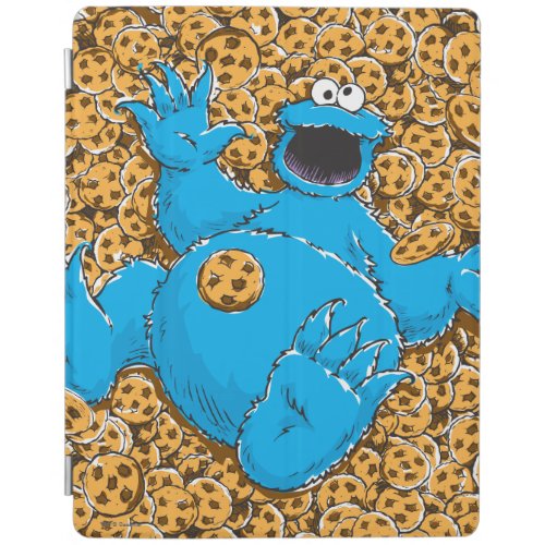 Vintage Cookie Monster and Cookies iPad Smart Cover