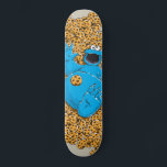 Vintage Cookie Monster and Cookies Skateboard<br><div class="desc">This super cute design features Big Bird,  Count von Count and Bert and Ernie in a fun color block design.   © 2021 Sesame Workshop. www.sesamestreet.org</div>