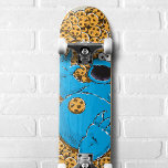 Vintage Cookie Monster and Cookies Skateboard<br><div class="desc">This super cute design features Big Bird,  Count von Count and Bert and Ernie in a fun color block design.   © 2021 Sesame Workshop. www.sesamestreet.org</div>