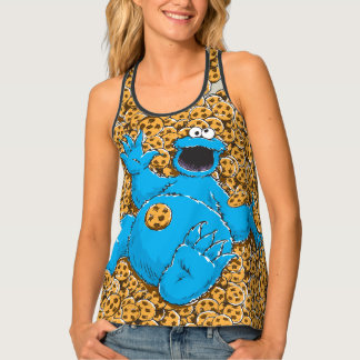 Vintage Cookie Monster and Cookies Tank Top