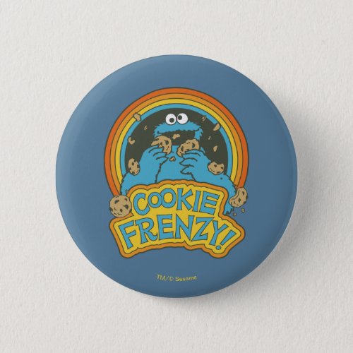 Vintage Cookie Monster  Cookie Frenzy Button