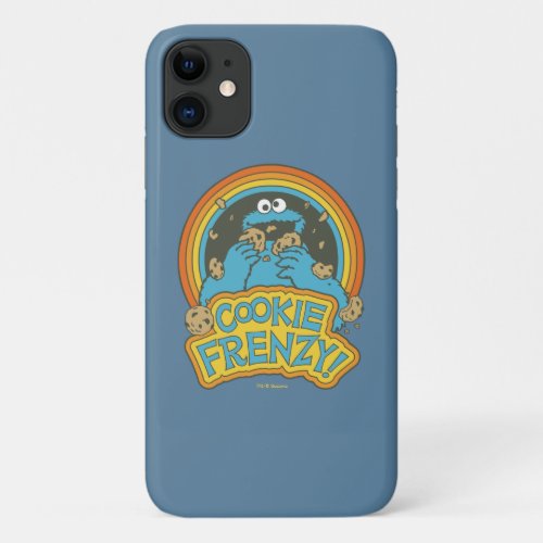 Vintage Cookie Monster  Cookie Frenzy iPhone 11 Case