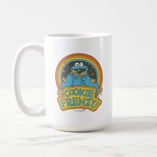 Vintage Cookie Monster  Cookie Frenzy Coffee Mug