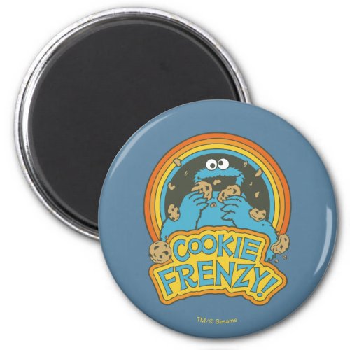 Vintage Cookie Monster  Cookie Frenzy Magnet