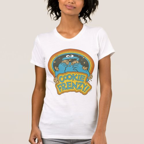 Vintage Cookie Monster  Cookie Frenzy T_Shirt