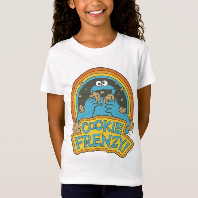 Vintage Cookie Monster | Cookie Frenzy T-Shirt (Front)