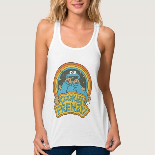 Vintage Cookie Monster  Cookie Frenzy Tank Top