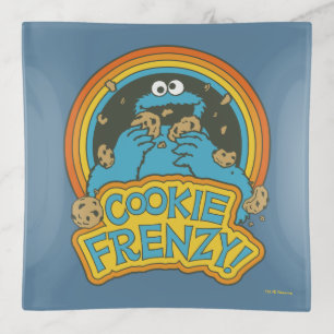 Vintage Cookie Monster Cookie Frenzy Trinket Tray