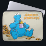 Vintage Cookie Monster Eating Cookies Laptop Sleeve<br><div class="desc">Cookie Monster goes crazy over cookies!          This item is recommended for ages 13 . ©  2014 Sesame Workshop. www.sesamestreet.org</div>