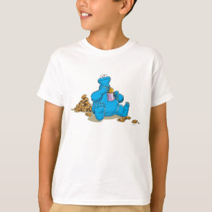 Vintage Cookie Monster Eating Cookies T-Shirt