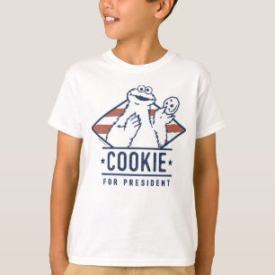 Vintage Cookie Monster for President T-Shirt