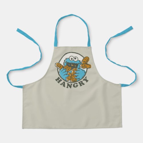 Vintage Cookie Monster  Hangry Apron