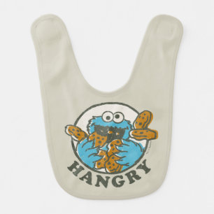 Vintage Cookie Monster Hangry Baby Bib